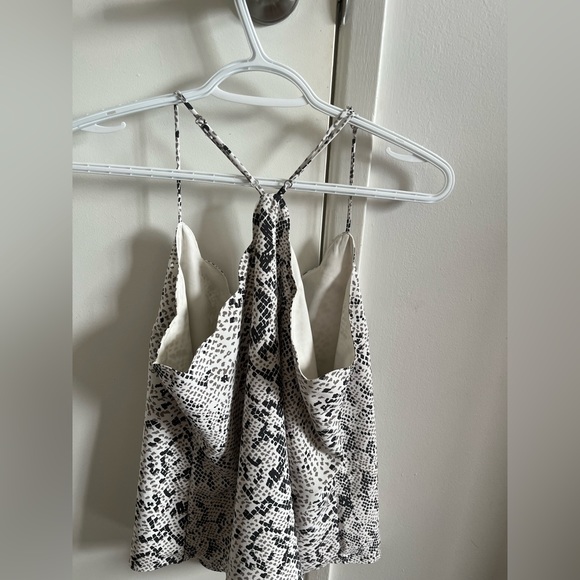 Snake print J Crew tank, size 6 - Picture 3 of 4